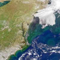Pace imagery of United States east coast