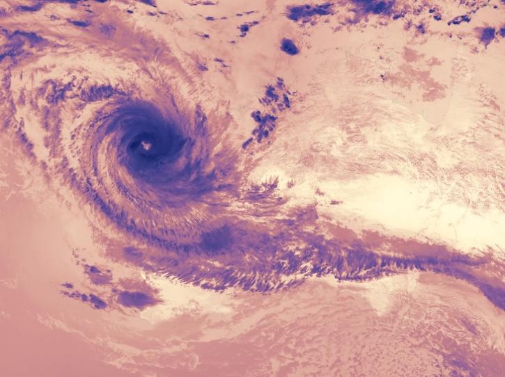 Brightness Temperature image of Tropical Cyclone Narelle on 26 March 2026 from the VIIRS instrument aboard the NOAA-20 satellite.