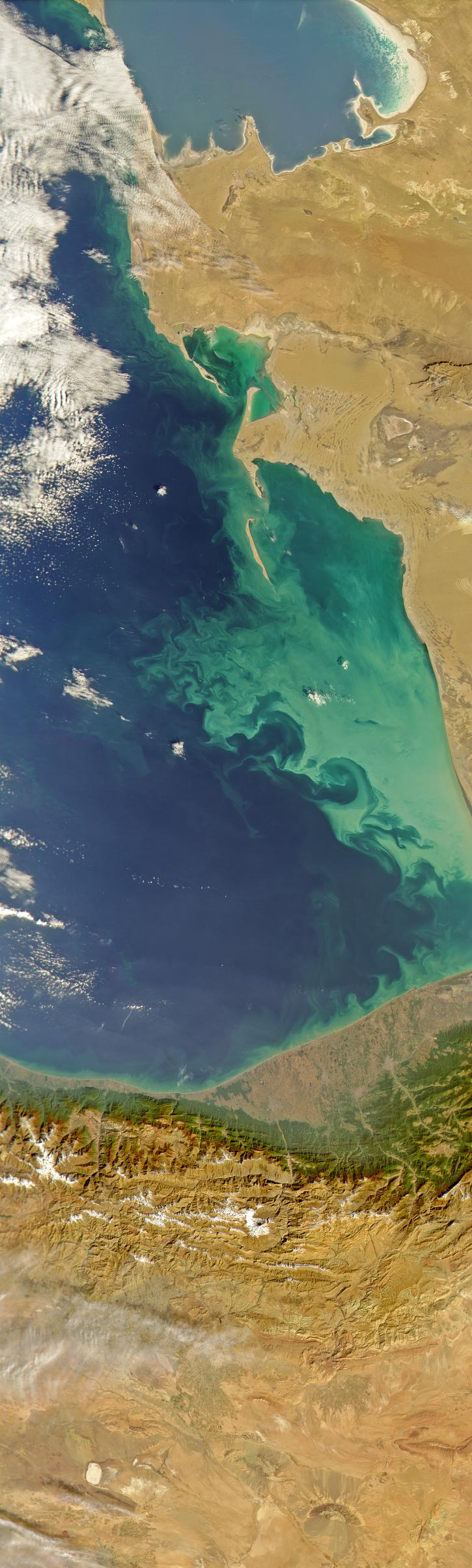 Tehran and Caspian Sea