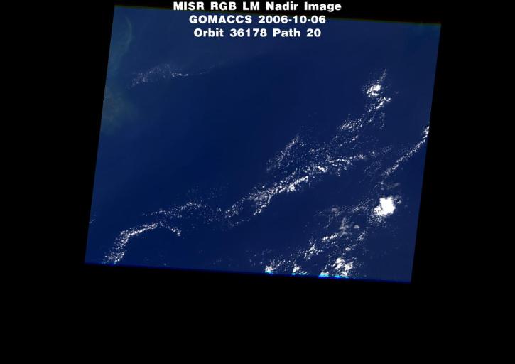 Gulfshelfe: Oct. 6, 2006, Nadir Camera 275 m Local