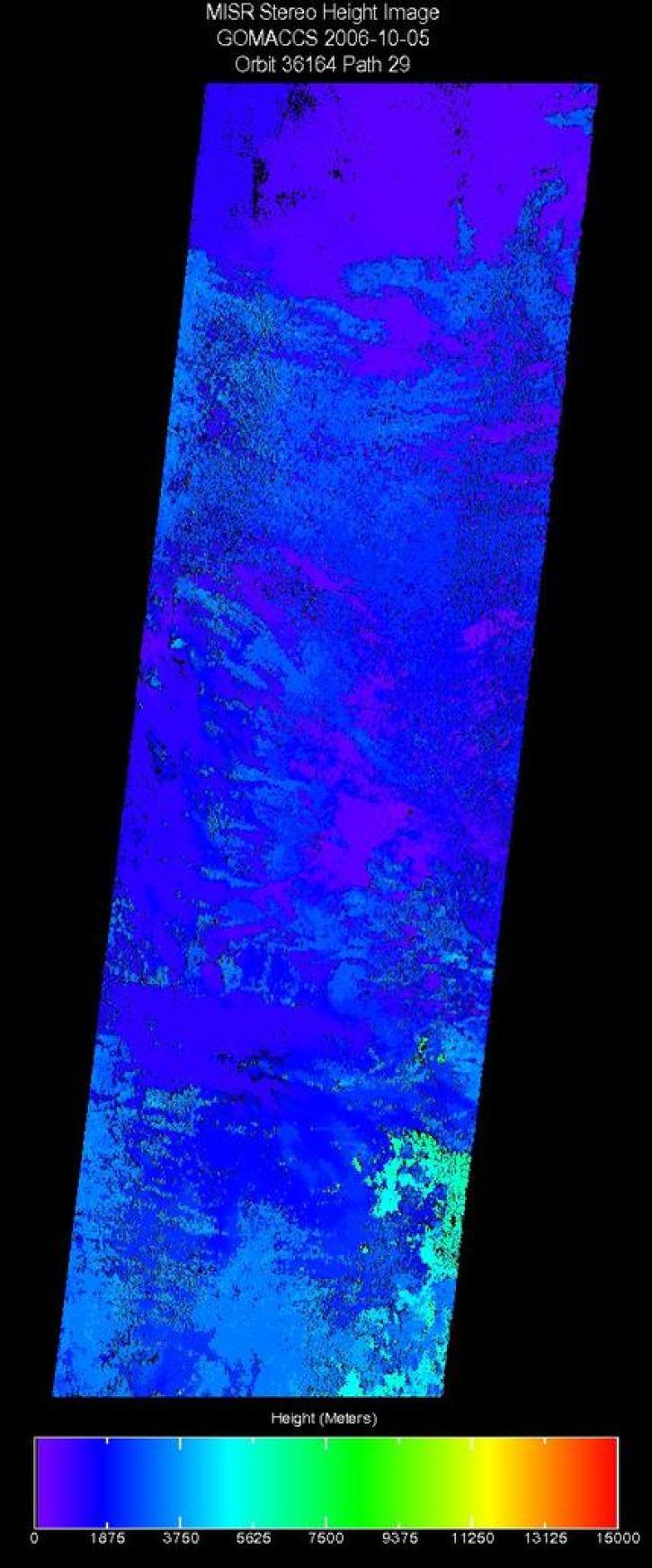 Oct. 5, 2006, Stereo Height 1.1 km