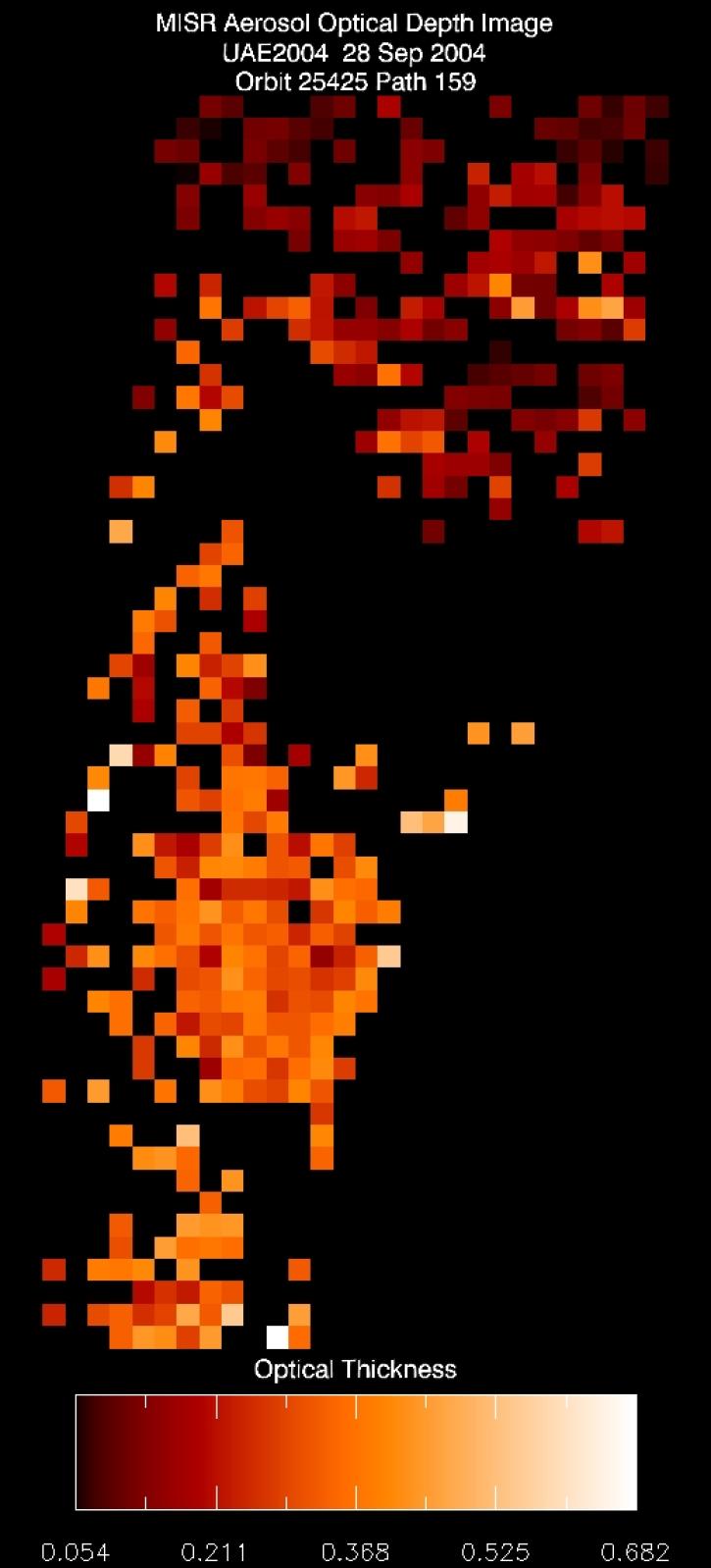 SaihSalem: Sept. 28, 2004, Aerosol Optical Depth 17.6 km