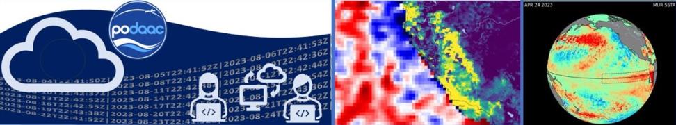 PO.DAAC Image Mosaic Cloud Computing  Webinar Banner 
