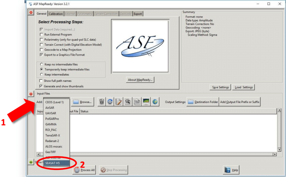 Screenshot showing the navigation steps
