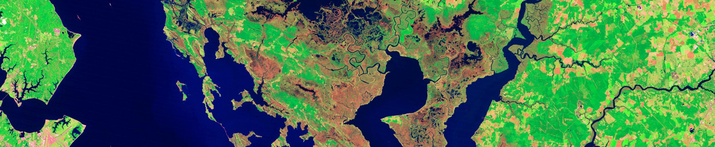 image of farmland on the Chesapeake Bay