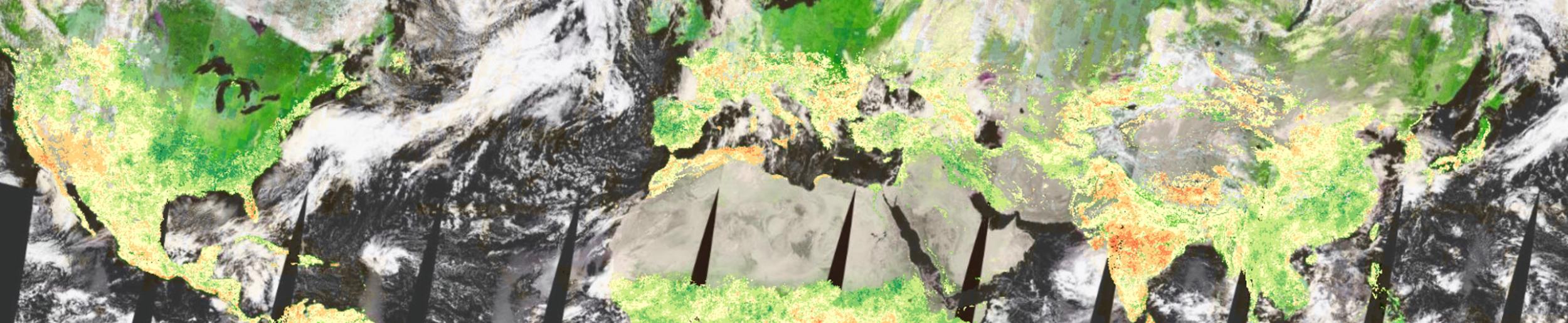 drought map using GIS data