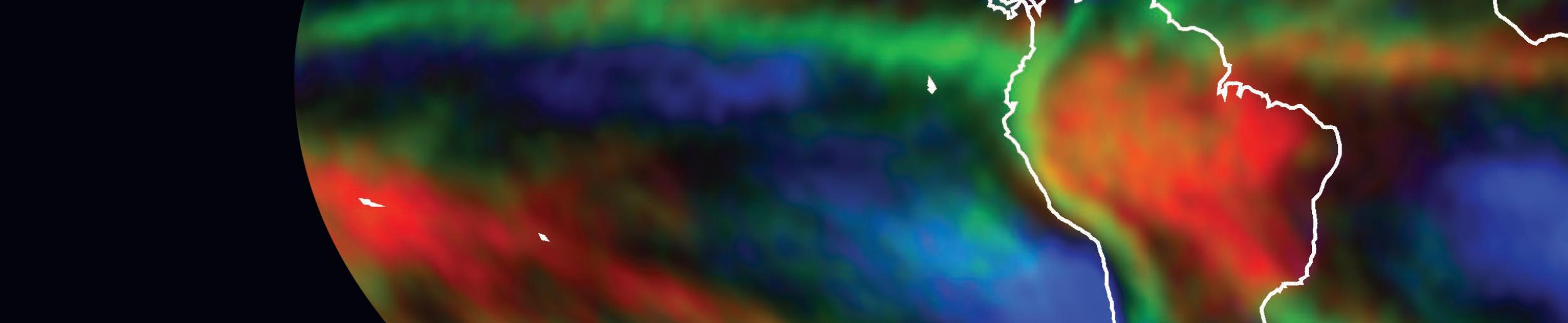 image of humidity data over Brazil