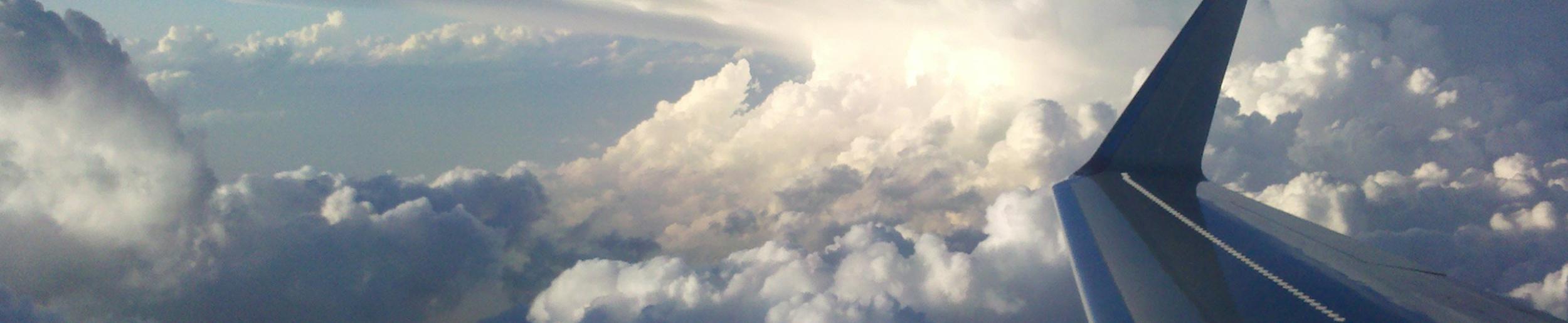 aircraft in flight
