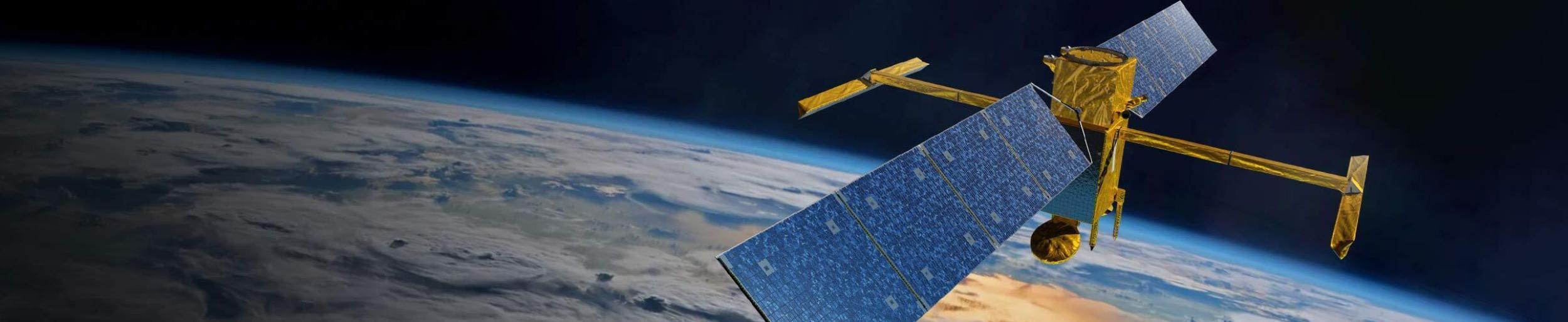 SWOT satellite in orbit