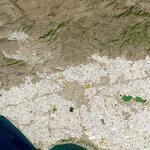 Landsat image of Poniente Almeriense, Spain; clear sky image.