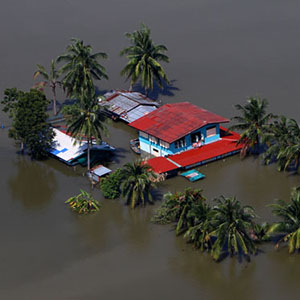 The strong La Niña in 2010 and 2011 produced torrential rain that inundated many low-lying areas around the globe. 