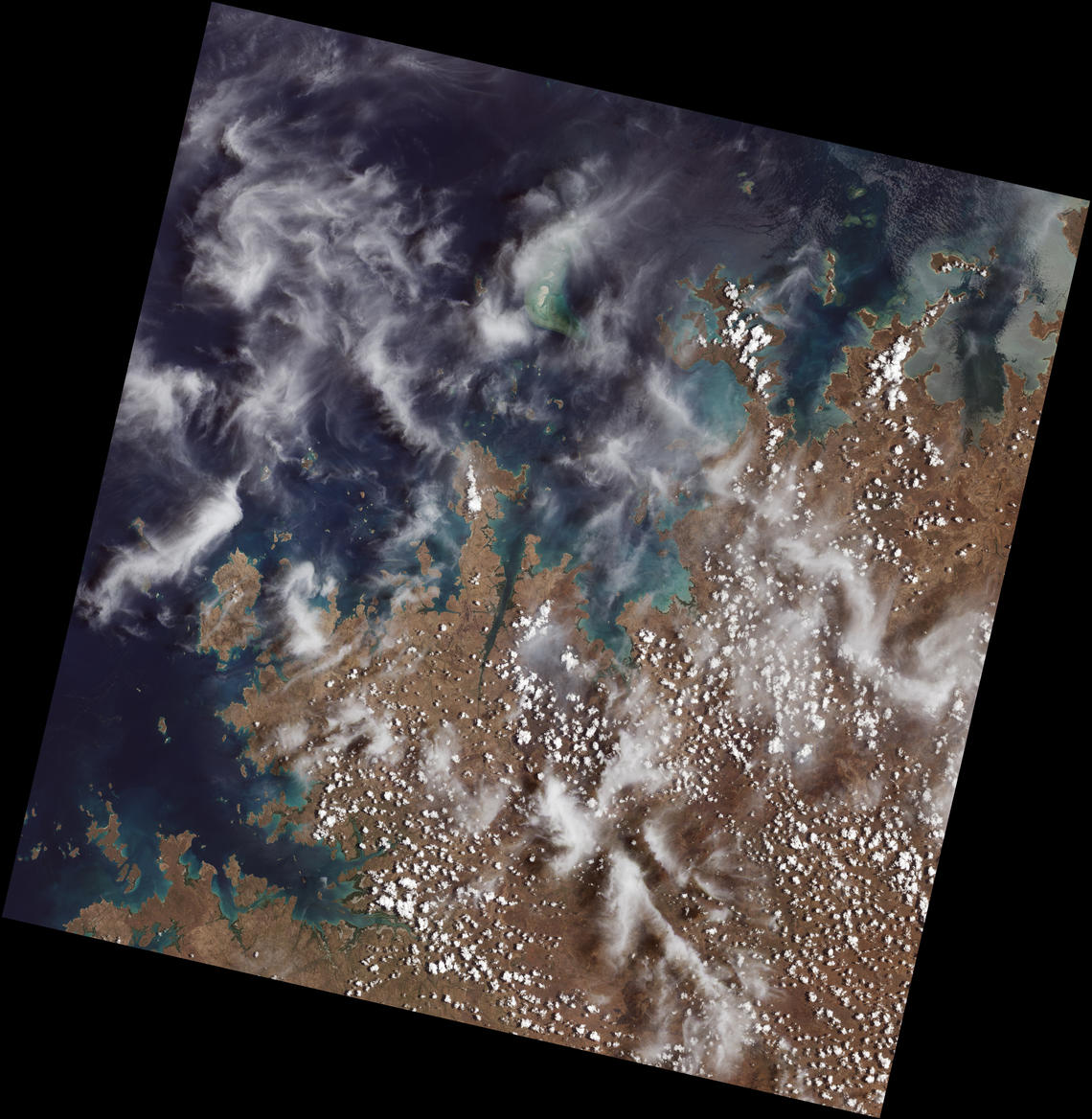 Landsat 9 first light image"