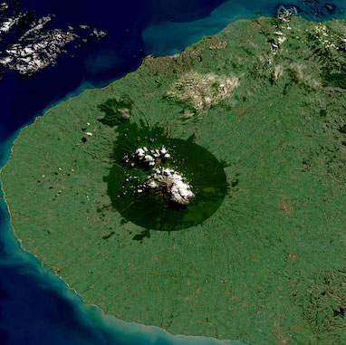 This is an image of Mount Taranaki.