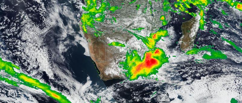Image of Subtropical This is an image of Storm Issa over KwaZulu-Natal Province of South Africa.