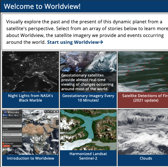 This is an image of the Worldview application pop-up.