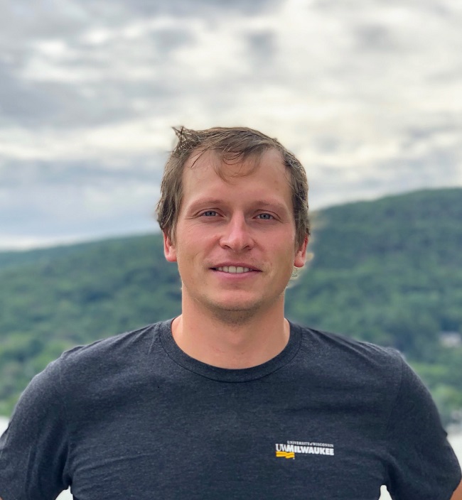 Headshot of Dr. Brice Grunert, assistant professor at Cleveland State University who uses data from the OB.DAAC and other sources in his research on carbon cycling in the ocean
