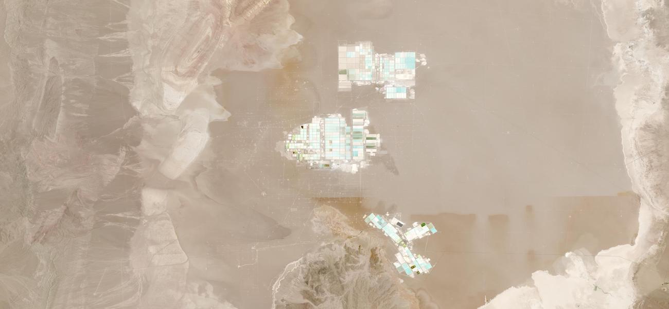 Salar de Atacama, Chile on 8 January 2023 from the MSI instrument aboard ESA's Sentinel 2A & 2B satellites