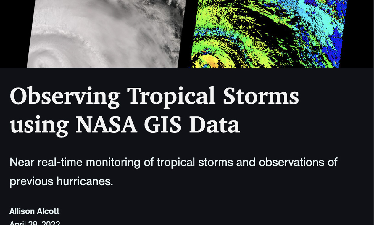 Observing Tropical Storms