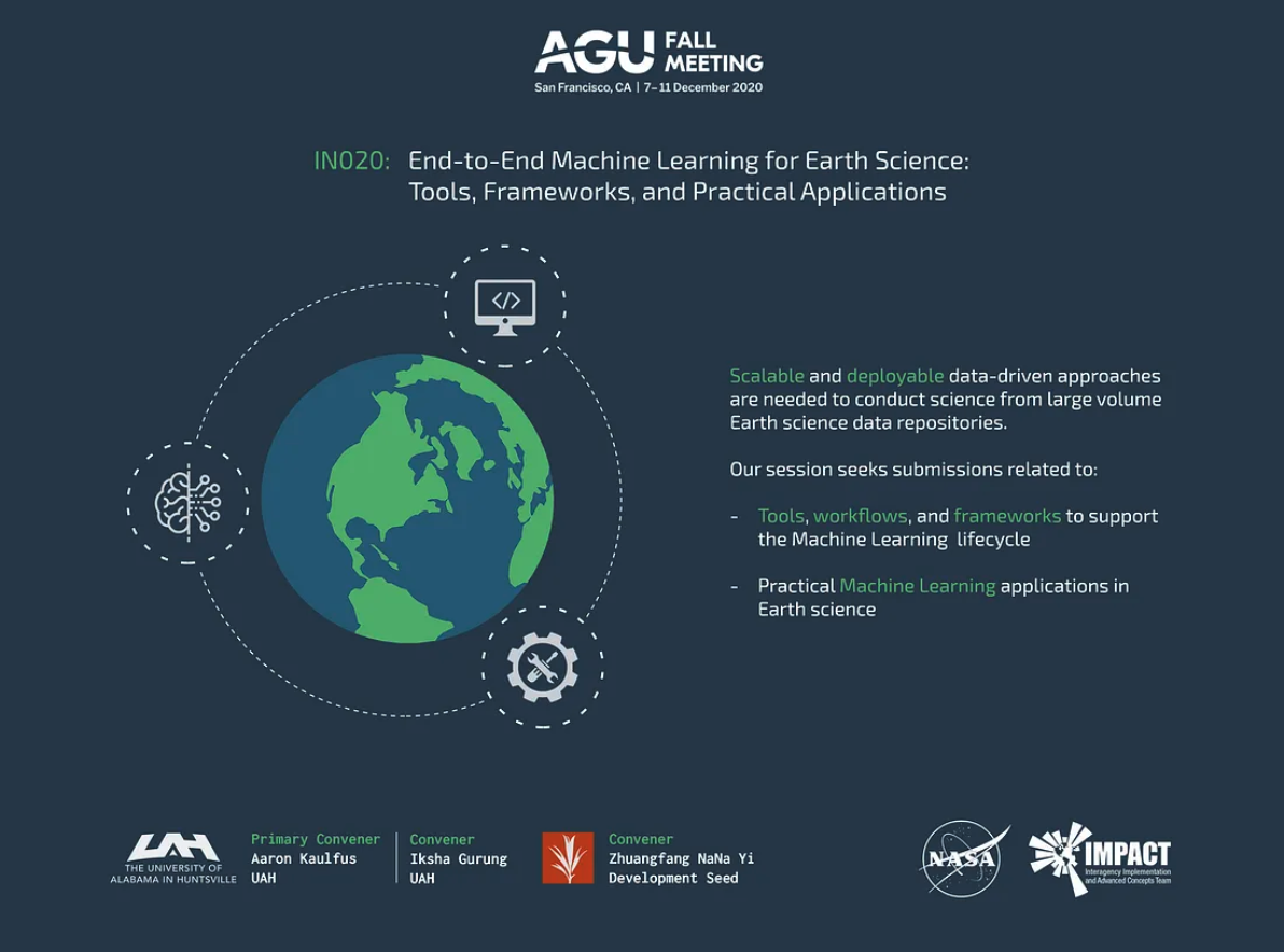 IMPACT Hosting AGU Sessions Earthdata