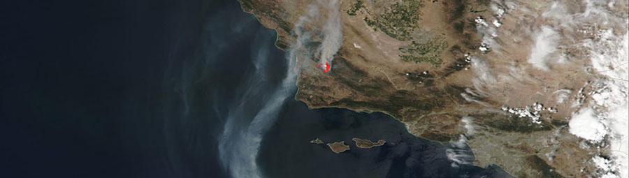 Alamo Fire, California - featured grid