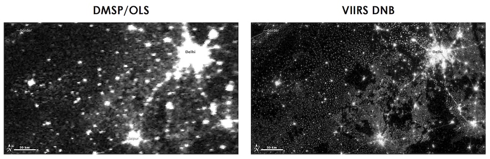 OLS vs. VIIRS