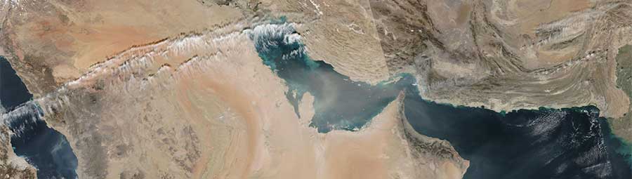  Dust Storm in the Persian Gulf - feature page