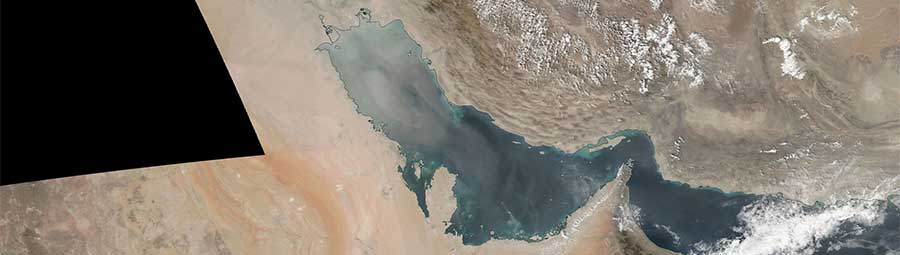 Dust Storm in the Persian Gulf - feature page