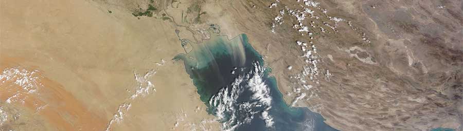  Dust Storm in the Persian Gulf - feature page