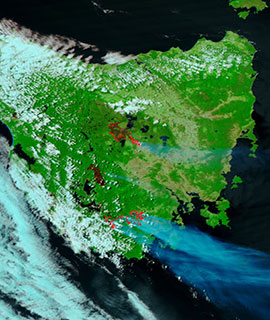  Fires in Tasmania - feature grid