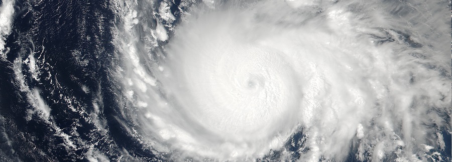 Hurricane Irma (11L) approaching the Leeward Islands - feature grid