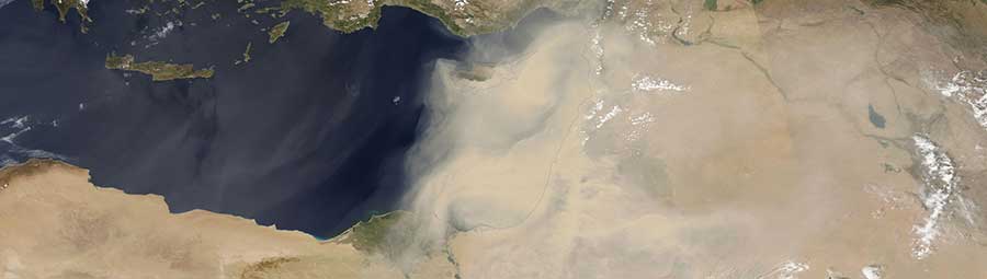 Dust Storm in the Middle East - feature page