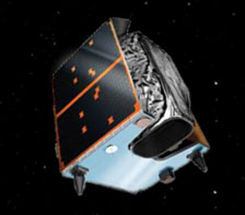 Photo of Planet's RapidEye satellite.