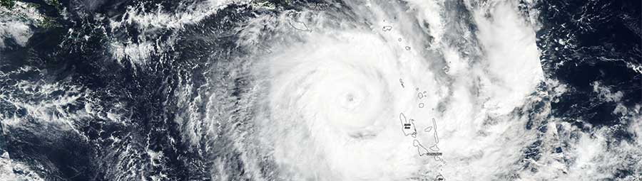 Tropical Cyclone Donna in the South Pacific Ocean - feature page