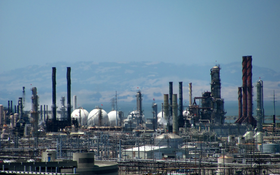 Photograph of the Chevron Richmond Refinery