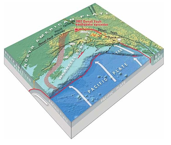 Pacific Plate tectonic map