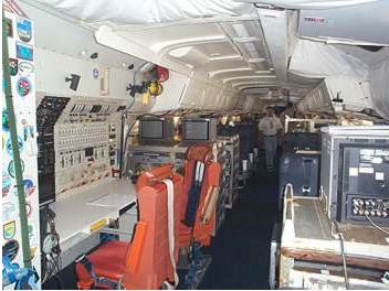 NASA DC-8 interior