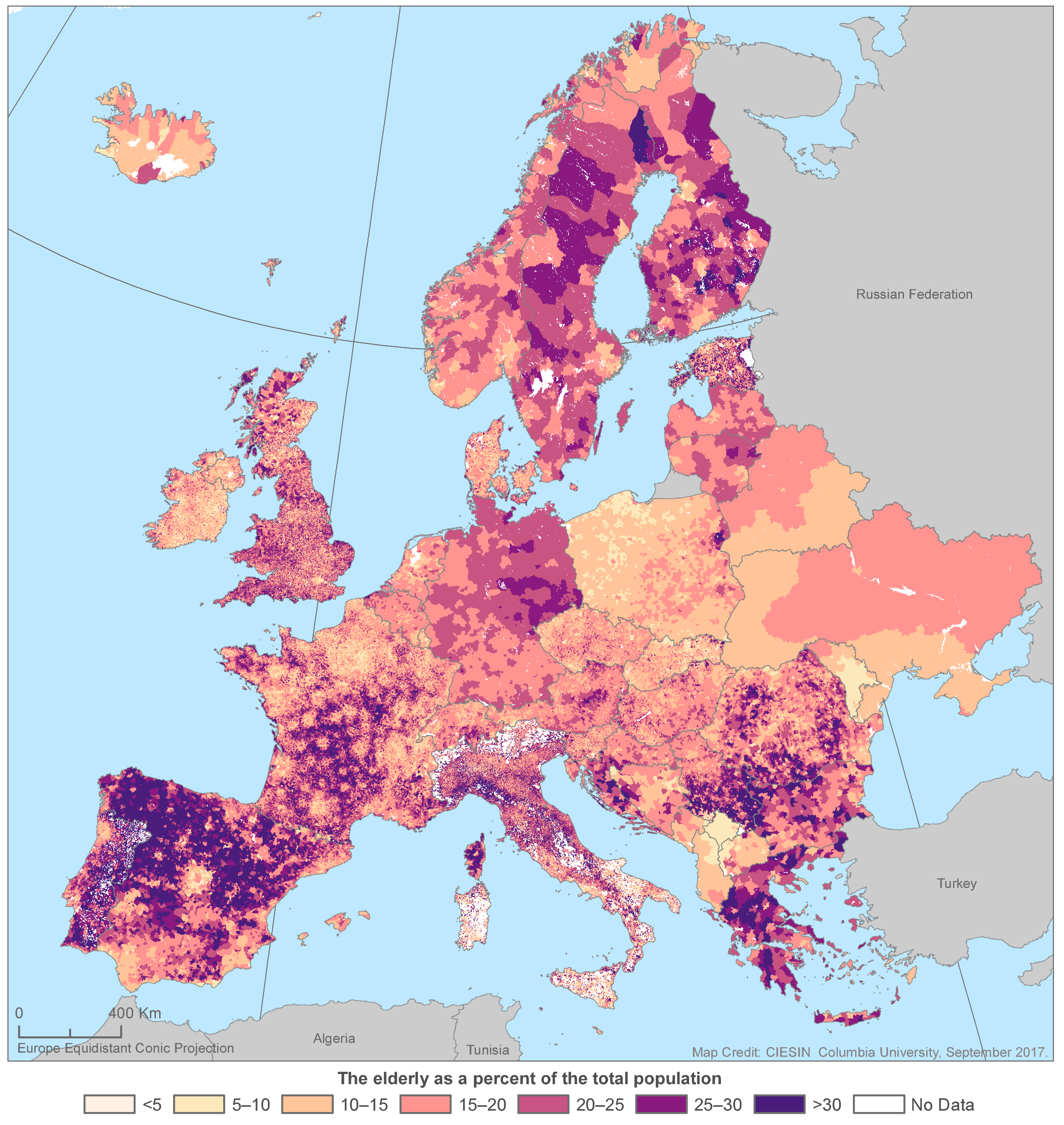 population density map europe