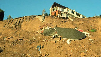 Northridge earthquake landslide