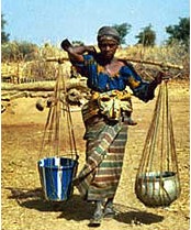 Nigerian woman water