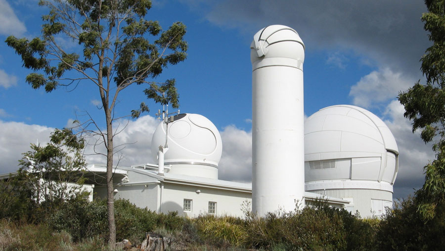 Photograph of the Mount Stromlo Satellite Laser Ranging Facility in Australia