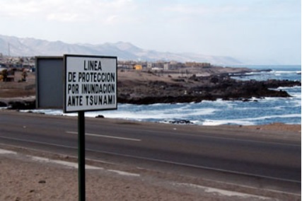 tsunami warning Antofagasta