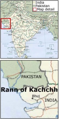 Bhuj earthquake map