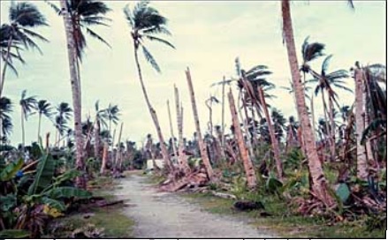 Caroline Islands typhoon