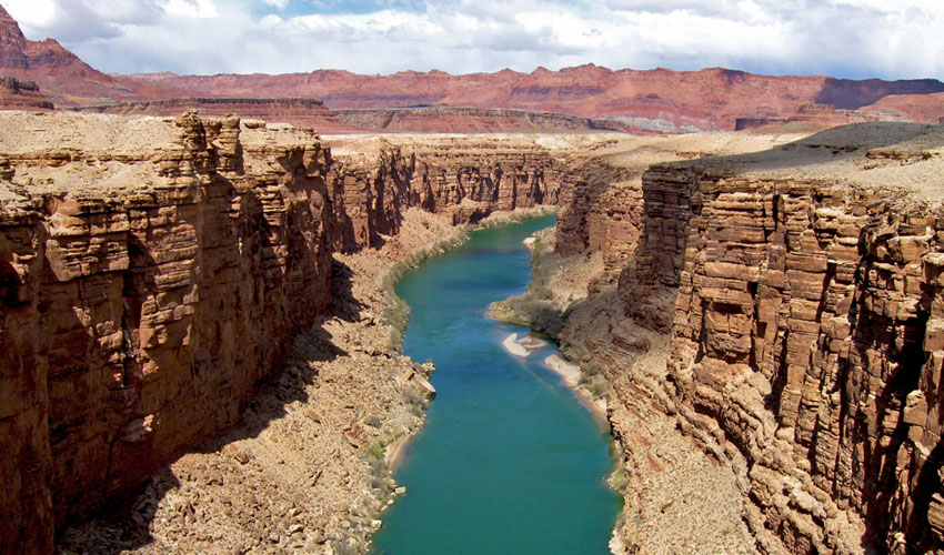 Photograph of the Colorado River as it flows through Arizona