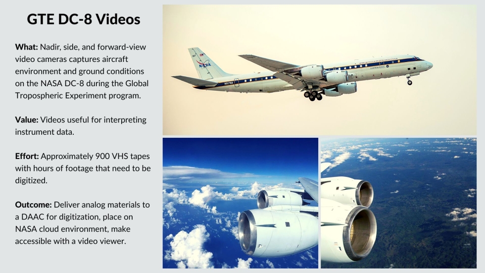 image of aircraft and two images of aircraft jet engines; text on left