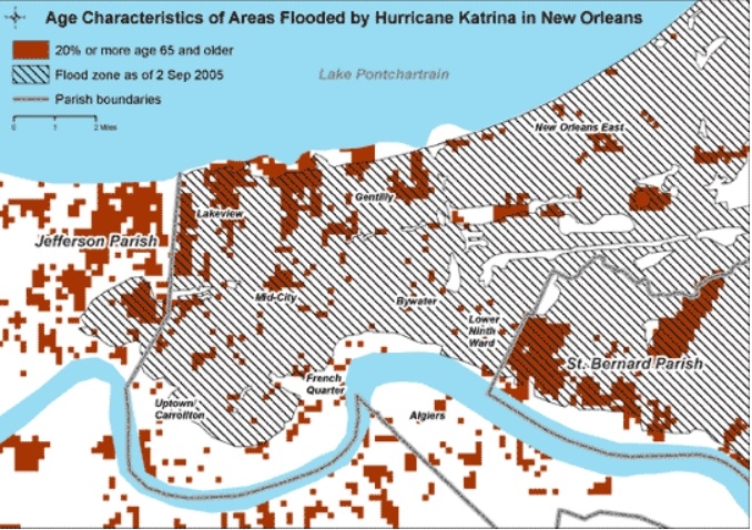 New Orleans flood data