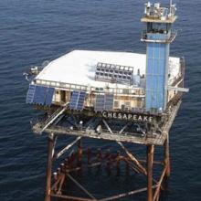 The Clouds and the Earth’s Radiant Energy System (CERES) Ocean Validation Experiment (COVE) lighthouse site lies fifteen miles east of Chesapeake Bay, in the Atlantic Ocean