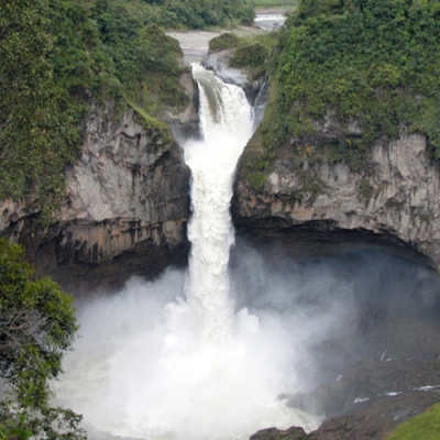 This is an image of a waterfall