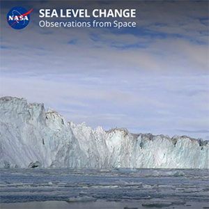 Screenshot of the Sea Level Change portal