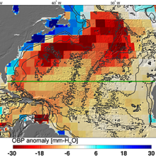 Measurements from NASA's Gravity Recovery and Climate Experiment (GRACE) mission track changes in Atlantic Ocean currents